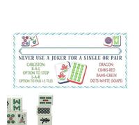 Générique Mahjong Line Marker with Reference Guide for Beginner Players