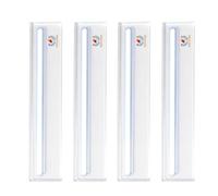 Générique Mahjong Line Reader - Acrylic 6.1 inch Rule Guide Strips, 4PCS Strategy Helper Set, Transparent Mahjong Reference Tool | Game Assistant for Family Competition Travel Party Holiday