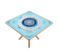Générique Mahjong Mat - 31.5x31.5 inches Non-Slip with Printed Rules