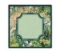 Générique Mahjong Mat | Tropical Plants Vintage Anti-Slip 80x80cm |