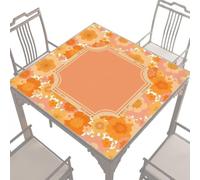 Générique Mahjong Mat | Tropical Plants Vintage Anti-Slip 80x80cm |