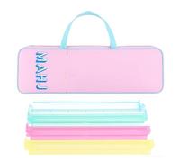 Générique Mahjong Rack Bag - Waterproof Organizer with Zipper | Mahjong Tile and Rack Carrying Bag Large Capacity Storage with Handles for Indoor Outdoor Travel Home