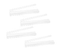 Générique Mahjong Racks with Pushers - Acrylic 20 inch, Magnetic Tile Holder Set 4 Piece | Game Night Mahjong Board Accessories for Friends Family Parties Home Senior Community Use