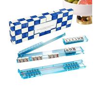 Générique Mahjong Racks with Pushers - Mahjong Racks and Pushers | Tortoise Shell Style Acrylic Magnetic Tile Tray for Game Travel Home Beginner Play Train Pool