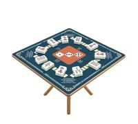 Générique Mahjong Table Mat | Noise-Reducing Pad with Directional Markers