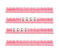 Générique Mahjong Tile Racks and Pushers - 19.92 inch 4 Piece Acrylic Mahjong Tile Holder | Mahjongs Tiles Rack with Tiles Pusher | American Style Mahjongs Accessory for Game Night. Acrylic,1600g.