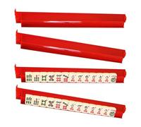 Générique Mahjong Tile Racks - Polystyrene 47.3×8cm | Mahjong Pushers & Tile Organizer Stands | Game Racks for Dominoes & Mãhjong Set Storage for Party Travel Club Home Use