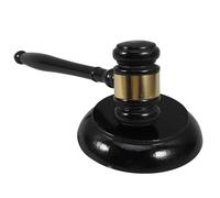 Générique Maillet de Juge en Bois Robuste avec Bloc Sonore Marteau de Vente aux Enchères Multifonction pour Commissaires-Priseurs et Usage Professionnel Accessoire Décoratif pour Bureau