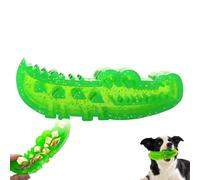 Générique Maillez Lent et Aller Chercher Un Jouet de Chien Crocodile, gâterie Durable Dispenser Le Jeu de Puzzle pour mâcher agressifs, mangeoire Lent Alligator pour Petits Chiens Moyens (Large*1pc)