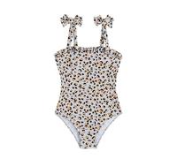 Générique Maillot De Bain 1 Piece Fille,Maillot De Bain 1 PièCe De Plage Mignon Imprimé LéOpard en Bas âGe (Khaki, 5-6 Years)