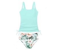 Générique Maillot De Bain Adolescente 2 Pieces,Maillot De Bain Deux PièCes pour Adolescentes Bikini Tankini Maillot De Bain pour Jeunes Filles avec Soutien-Gorge Et Bas