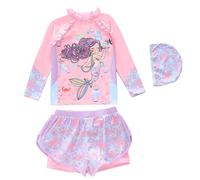 Générique Maillot de Bain Bebe Fille, Maillot de Bain Fille élégant Style coréen pour Enfants et préadolescentes Tenue Confortable Plage Piscine