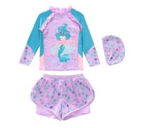 Générique Maillot de Bain Bebe Fille, Maillot de Bain Fille élégant Style coréen pour Enfants et préadolescentes Tenue Confortable Plage Piscine