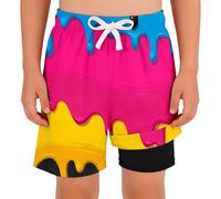 Générique Maillot De Bain Bébé Garçon Anti-Frottement Short Enfant Pas Cher Bebe Garcon 6 Mois Plage Vacances pour Enfants avec Cordons Serrage Réglables 4 Ans Slips 3 (Rose Vif,5-6 Ans)