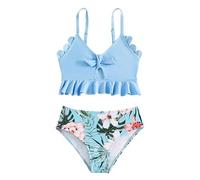 Générique Maillot de Bain Enfant Fille, Maillot de Bain Sportif Bikini Deux pièces pour Jeunes Filles et Enfants - Ensemble Nautique Confortable et stylé