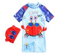 Générique Maillot De Bain Enfant - Maillot De Bain à Manches Courtes pour Tout-Petits Et BéBéS GarçOns Dessin Animé Mignon Maillot De Bain éTudiant pour Tout-Petits Et Enfants