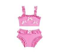 Générique Maillot de Bain Fille 12 Ans, Maillot de Bain coréen pour Filles avec Volants et nœud Combinaison de Plage Adorable pour bébés et Enfants Parfait pour Les activités Nautiques