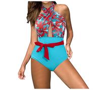 Générique Maillot De Bain Gainant Ventre Plat,Maillot De Bain Avant Maillot De Bain Amincissant Maillot De Bain Col V (A, M)