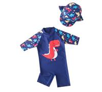 Générique Maillot de Bain Garcon, Maillot de Bain Bleu pour Homme et Enfant Motif Dinosaure