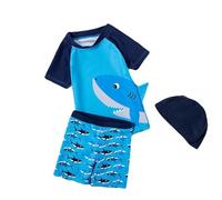 Générique Maillot De Bain GarçOn - Maillot De Bain Trois PièCes pour BéBéS Et Tout-Petits GarçOns Manches Longues Manches Courtes Motif Dessin Animé Mignon pour éTudiants