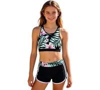 Générique Maillot de Bain imprimé décontracté d'été pour Filles (3 à 14 Ans) (Black, 4-5 Years)