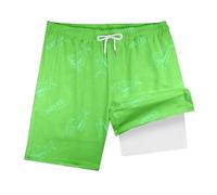 Générique Maillot de Bain pour Garçon à Séchage Rapide Short Compression 2 en 1 Boxer Anti-frottement Maillot Bain Short de Plage Surf 5-16 Ans
