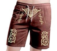 Générique Maillot De Bain Short Noir en Nuit Camouflage Fils Rayé Élastique Eponge Sweat Ajusté 60 Interieur Pastel Costard Fushia Pinces Boyfriend Flashy Matiere Cote