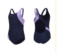 Générique Maillot de Bain Sportif pour Filles conçu pour l'entraînement en équipe Les compétitions de Natation et Les activités de Plage (Dark Blue, 7-8 Years)