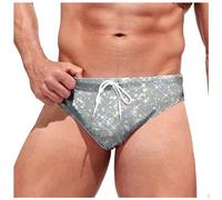 Générique Maillot de Bain Triangle à Lacets pour Hommes, imprimé à Paillettes, Doux et Confortable, à la Mode, décontracté, pour Spa#05