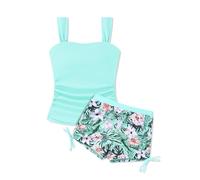 Générique Maillot De Bain UV Fille,Maillot De Bain Une PièCe pour Filles De 1 à 11 Ans Style Plage Et Sable
