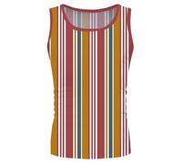 Générique Maillot De Corps Homme, Débardeurs sans Manches pour Homme Parfaits pour L'Été avec Motifs Graphiques Idéaux pour La Salle De Sport Coupe Classique Col Rond Respirants Et Confortables