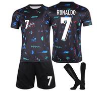 Générique Maillot de Foot Enfant et Adultes 2024 Nouveaux Maillots Home/Away Soccer Jersey, Ensemble Football Homme Garçon Vêtement Sport Tshirt, Shorts et Chaussette Set