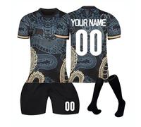 Générique Maillot de Foot Enfant Personnalisé, T-Shirt de Sport et Respirant pour, Adultes, vêtements de Sport livrés avec Un Short et des Chaussettes en Option