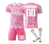 Générique Maillot De Foot Personnalisé Enfants Football Maillots De Soccer 24 25 Home Away avec Nom Et Numéro DIY T-Shirt Tenue De Sport Cadeau pour Garçon Et Homme