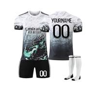 Générique Maillot De Foot Personnalisé Enfants Football Maillots De Soccer 24 25 Home Away avec Nom Et Numéro DIY T-Shirt Tenue De Sport Cadeau pour Garçon Et Homme