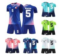 Générique Maillot de Foot Personnalisé Ensemble de Foot Enfant Homme Maillot de Football Personnalisé avec Nom Numéro L'équipe Le Logo Maillot Foot Maillot de Football pour Garçons Ensemble Pas Cher