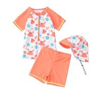 Générique Maillots de Bain Garçon - Maillot de Bain 3 pièces pour garçons et Filles de 6 Mois à 4 Ans - Tenue de Plage pour bébés - avec Bonnet séparé - idéal pour Les fêtes d'été à la Piscine.