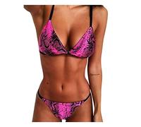 Générique Maillots Deux PièCes Femme,PièCe Brazilian Cut Sexy Bikini High Print Maillot De Bain Set Deux Maillot De Bain Bikini Ensemble Tankinis (M)