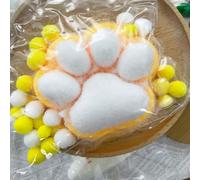 Générique Main Big Cat Paw Silicone Squeeze Jouets pour Le soulagement du Stress, 5 Pouces X-Large SizeCat Paw géant Paw Squeeze Jouets sensoriels pour l’anxiété et la Relaxation