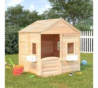 Générique Maison de Jeux et Porte verrouillable/Fleurs Bois Massif Sapin,Jeux & Jouets, Jeux de Plein air, Maisonnettes & tentes de Jeu,93686