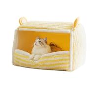 Générique Maison d'hiver pour Chat,Chaud Et Pliable - Tapis d'hiver pour Animal De Compagnie D'intérieur | pour Jouer, Repos et pour Petits et Moyens Animaux en Salon, Chambre, Garage, Balcon