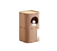 Générique Maison for Chat Style Japonais 2/3 étages avec Trous Verte | Maison chat style japonais, 2/3 étages, avec trous, condo chat vert, lit chat tout-en-un, intérieur(Brown Two-layer)