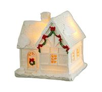 Générique Maisons De Noël,Maisons De Village De Noël Illuminées par LED - Décoration de Collection pour Vitrine Appartement Étagère Fête Hivernale