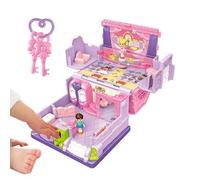 Générique Maisons de poupées pour Maison Imaginaire avec lumière et Musique | Jouet château éducatif Pour garçons et filles hambre salle de jeux anniversaire vacances maternelle garderie