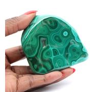 Générique Malachite de 230 grammes et 75 millimètres, Minéral Malachite du Congo-Kinshasa, Minéral 100% Naturel, Exemplaire Exclusif, Ornement minéral, Pierre Porte-Bonheur