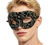 Générique Male Masquerade Masque - Venice Style, Retro Half Face Masque, Eye Shield | Vintage Gala for Dad Husband Boyfriend Men Male Halloween Party Masquerade Ball Carnival Prom Night Dance
