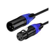 Générique Male To Female Speaker Cable, 4.92 Ft Audio Cord, Speaker Cable | Pro Microphone Cable for Microphones, Mixer, Speaker Systems, Sound Mixer, Radio Station, Podcast, Audio Sound Equipment