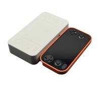 Générique Mallette de Rangement Portable pour ANBERNIC RG476h Console de Jeu Portable Boîte de Transport de Voyage Housse de Protection Antichoc Accessoires de Jeu (White)