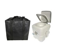 Générique Mallette de Transport pour Toilettes de Camping - Sac Toilette Portable étanche à l'eau,Poignée Pratique Grande capacité Rangement Facile Sac de Toilette pour Camping-Car