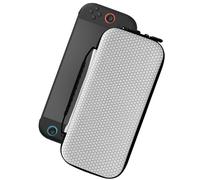 Générique Mallette Rigide pour Switch 2, avec Bandoulière - Grande Pochette Eva pour Console + 12 Cartes De Jeu (White)